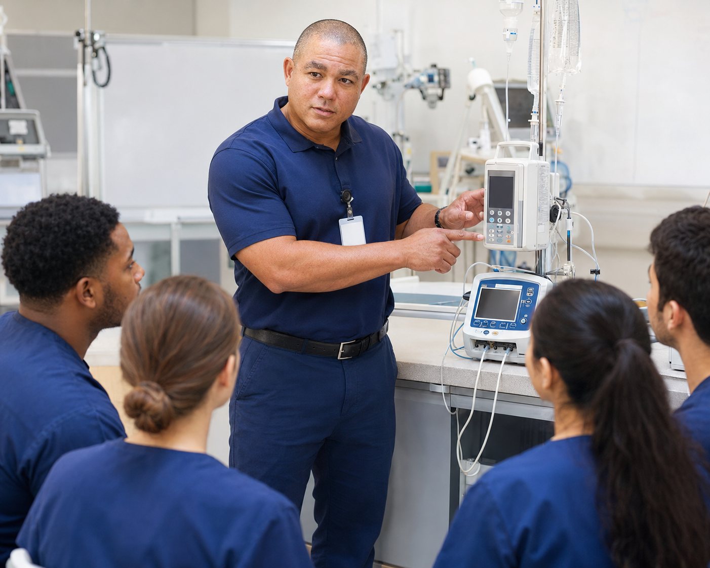 BiomedRx healthcare technology management team delivering dialysis equipment service
